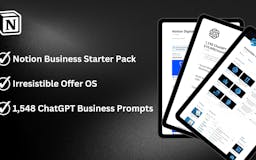 Notion Business Starter Pack media 2