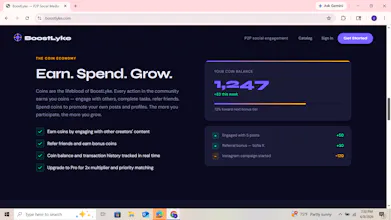 BoostLyke — P2P Social Media Exchange gallery image