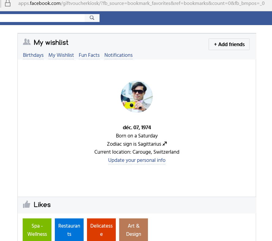 Gifts on Facebook gallery image