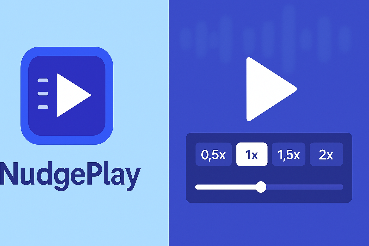 ตัวควบคุมวิดีโอเว็บ - Nudgeplay - ความเร็ววิดีโอของคุณจำได้ media 1