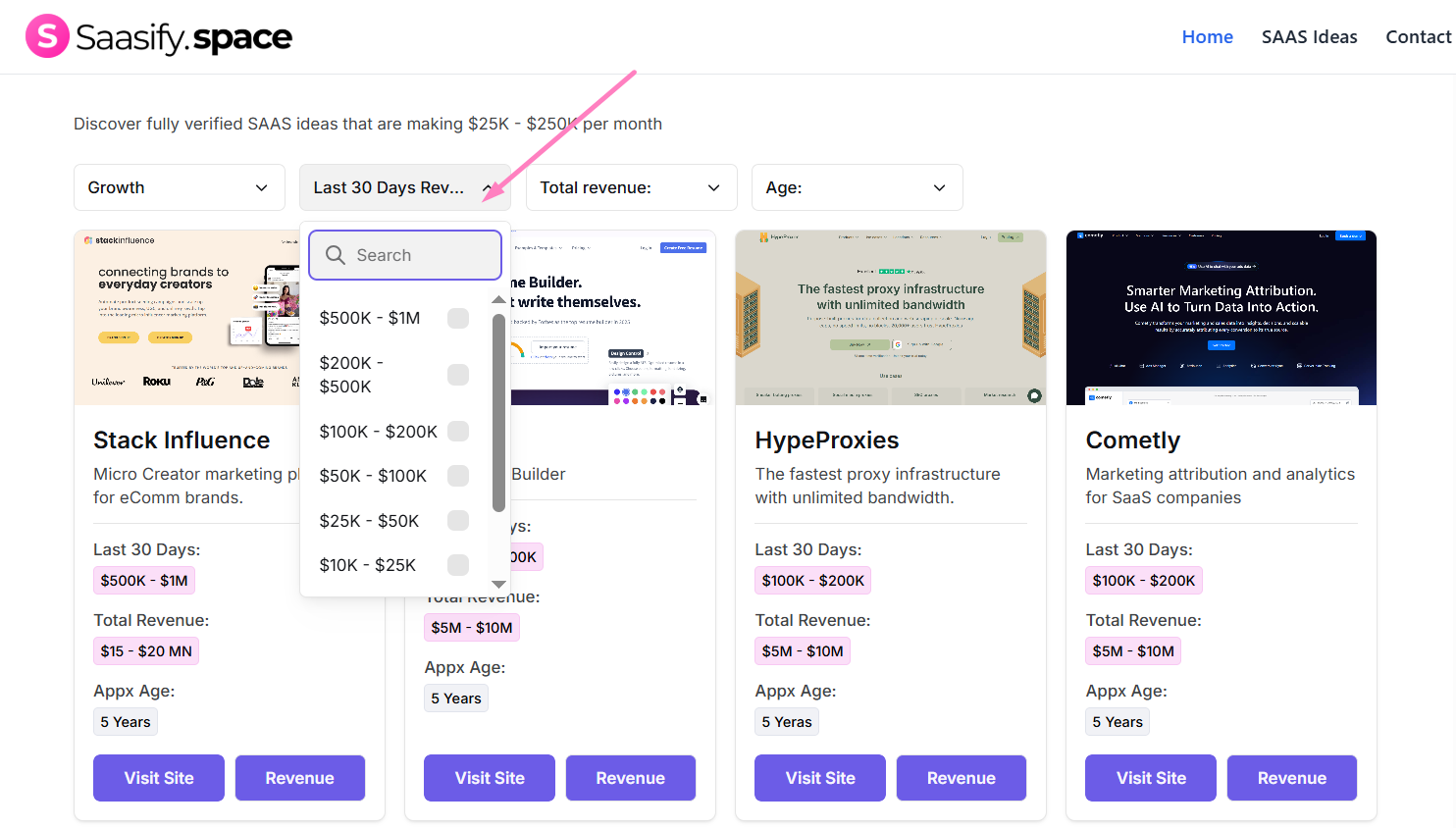 Saasify.space - Screenshot 2 preview