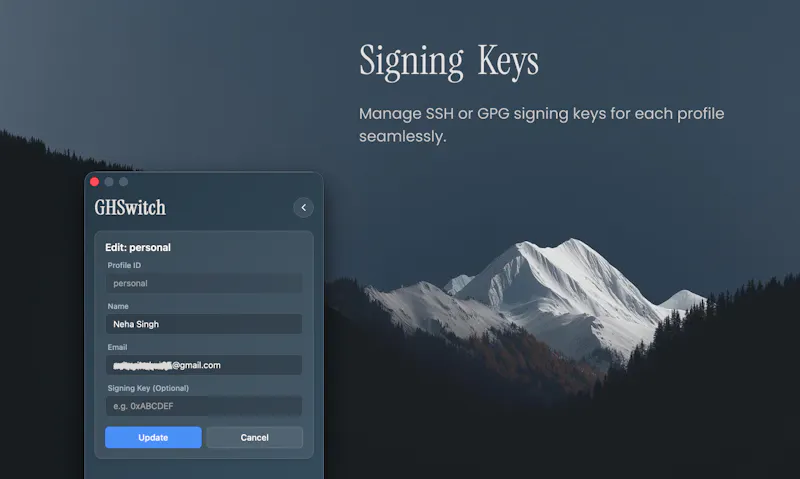 GHSwitch screenshot 3