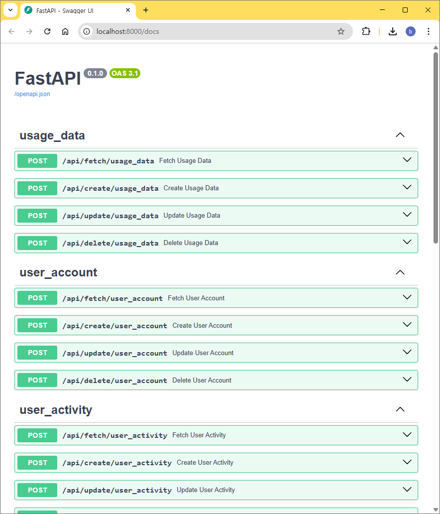 Riposare - Generatore API AUTO REST, MySQL, FASTPI, NODE.JS, EXPRESS media 3