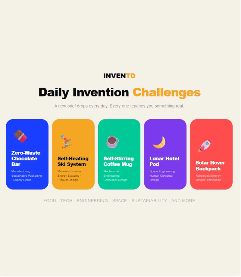 INVENTD screenshot 2