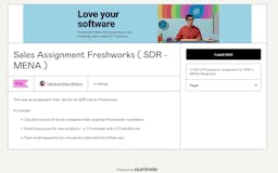 Freshworks SDR Assignment  media 1