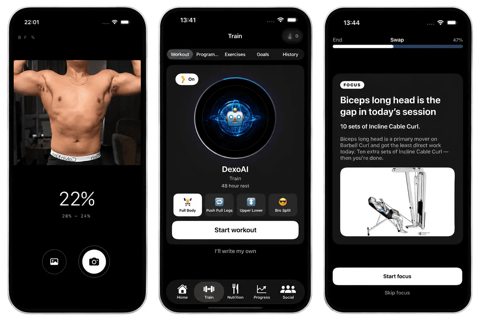 Dexo App: Hypertrophy Maximisation