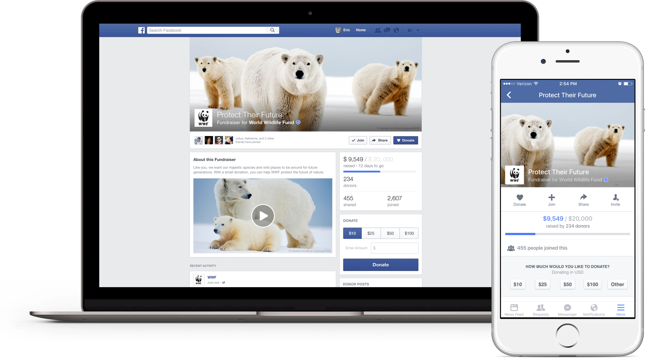 Facebook Fundraisers for Nonprofits
