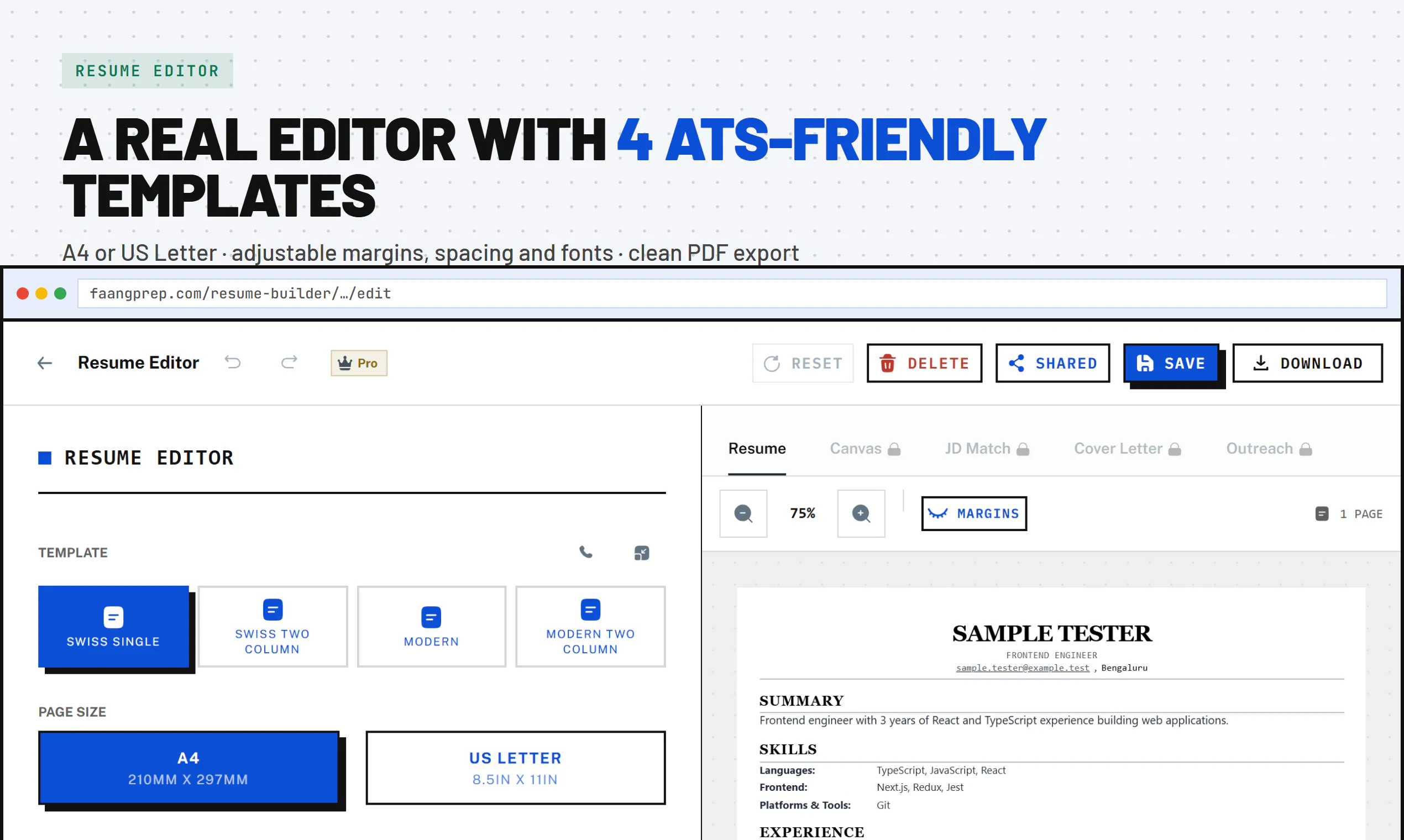 FaangPrep Resume Keyword Checker gallery image