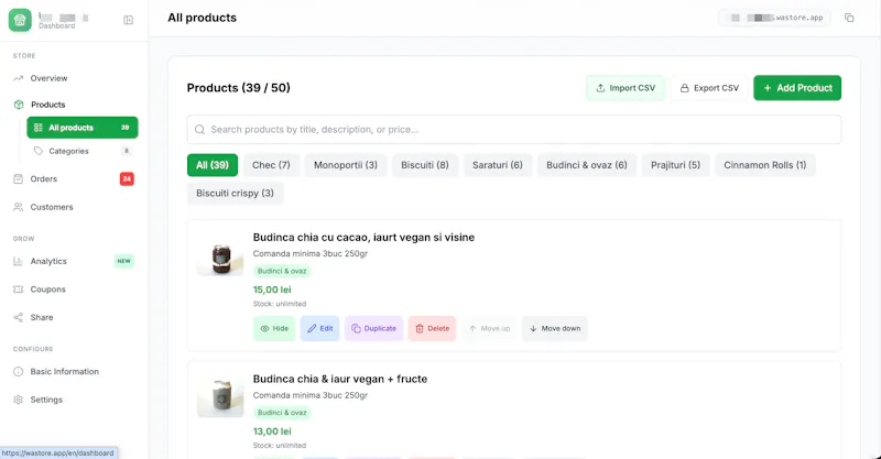 WAStore screenshot 2
