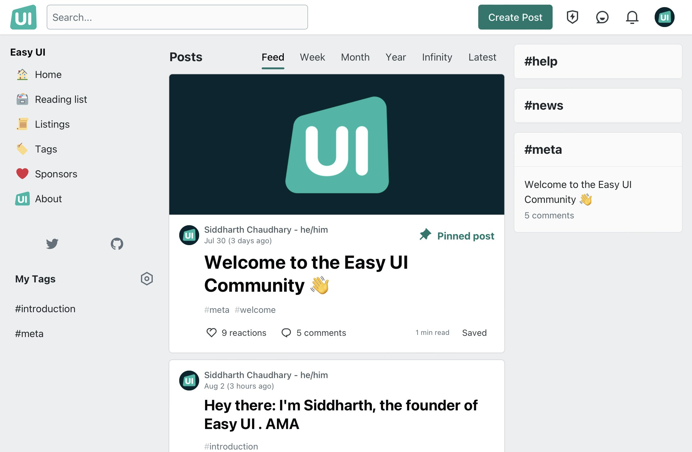 Easy UI Community gallery image