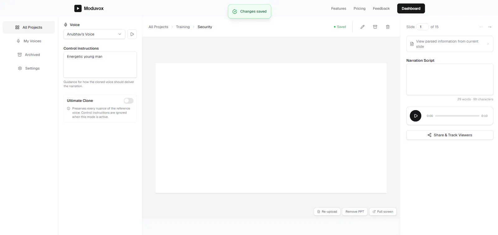 Moduvox screenshot 4