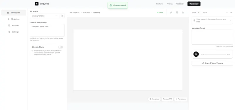 Moduvox screenshot 4
