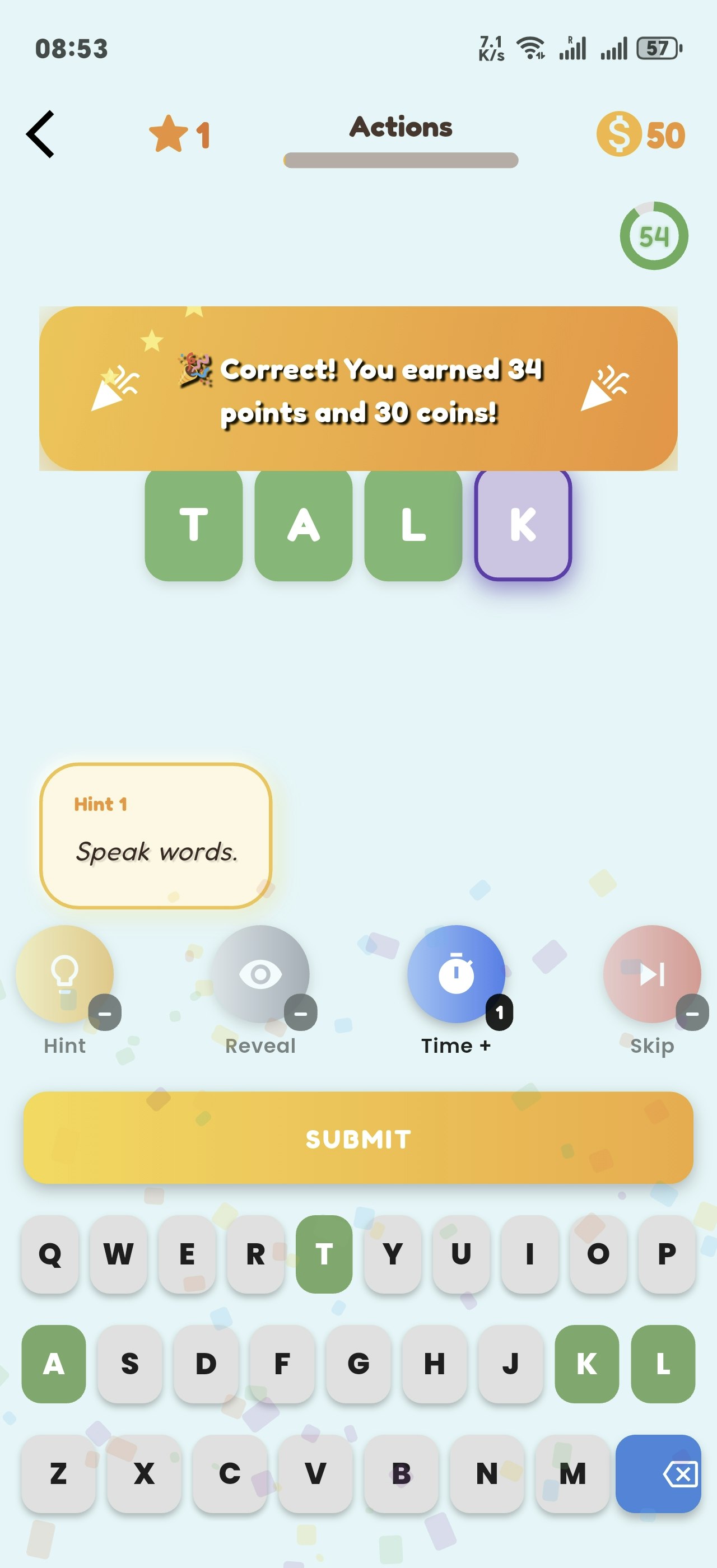 Word Hunt - Guess The Word - Screenshot 3 showing product features and functionality