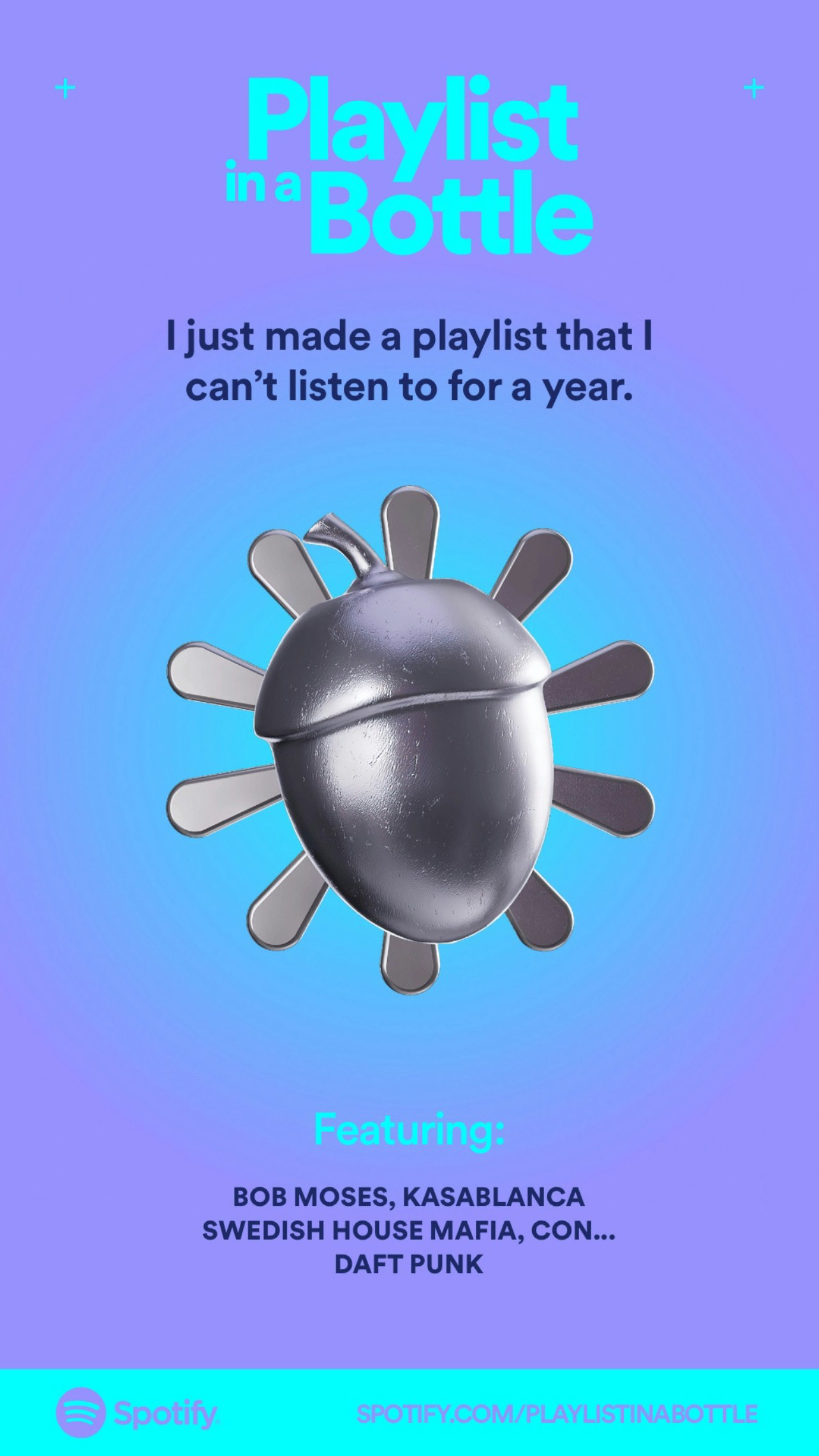 Spotify의 병에 재생 목록 - 미래의 자아를 뮤지컬 타임 캡슐로 보내십시오 미디어 4