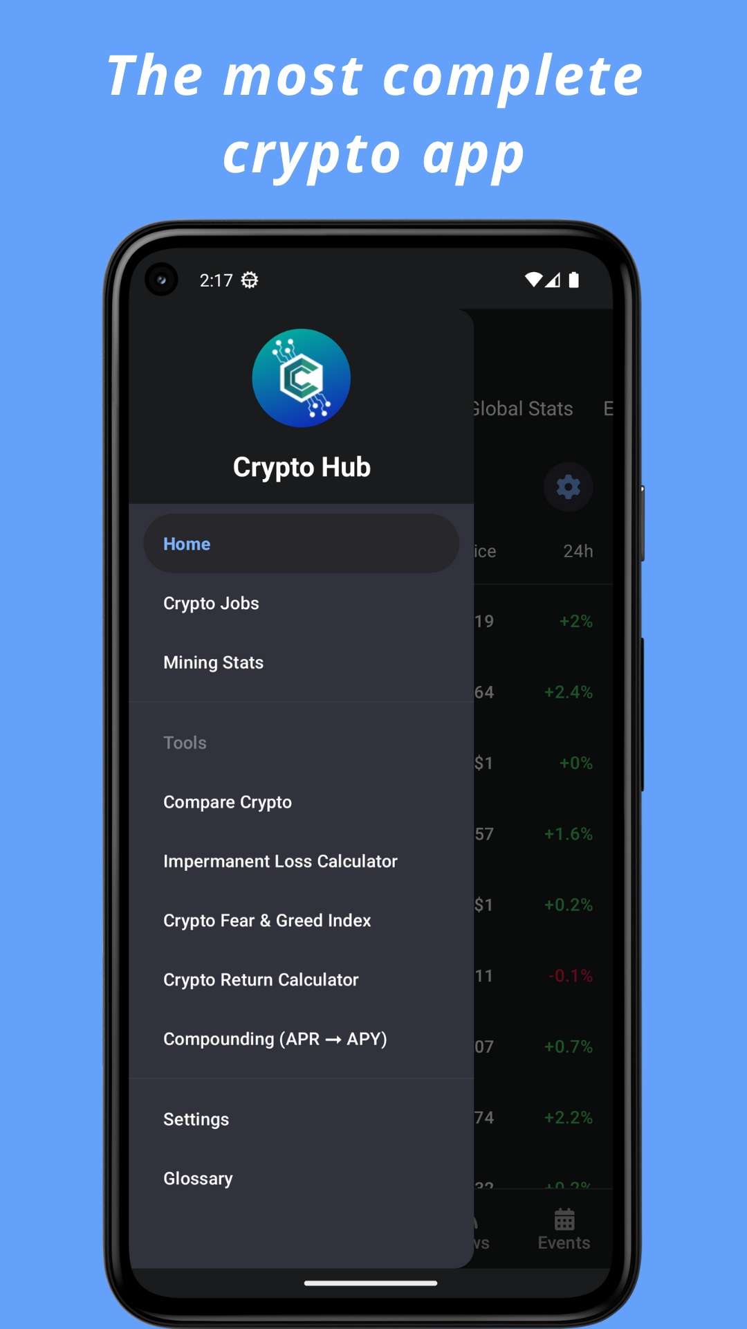 Crypto Hub - Coin Stats, Tracker & Tools gallery image