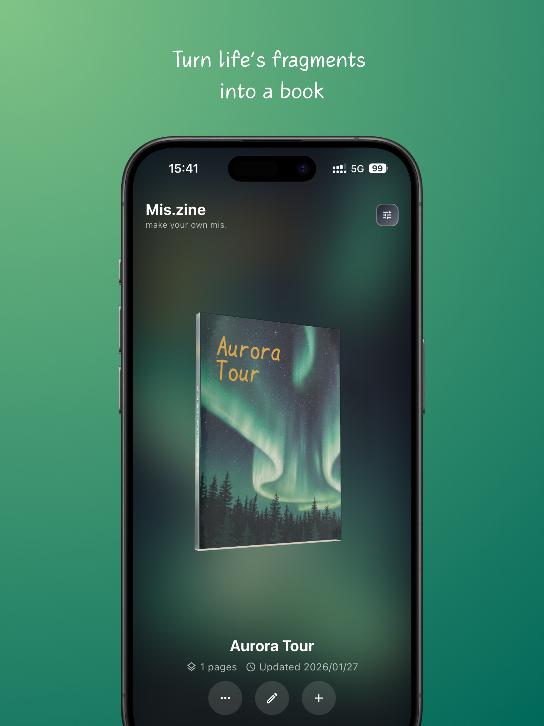 Mis.zine - Screenshot 2 showing product features and functionality