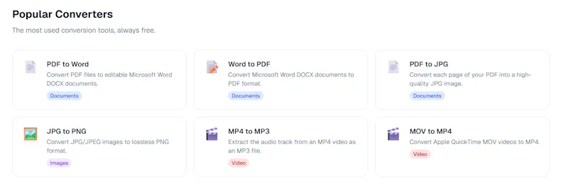 ZapConvert  Convert Any File Free Online screenshot 2