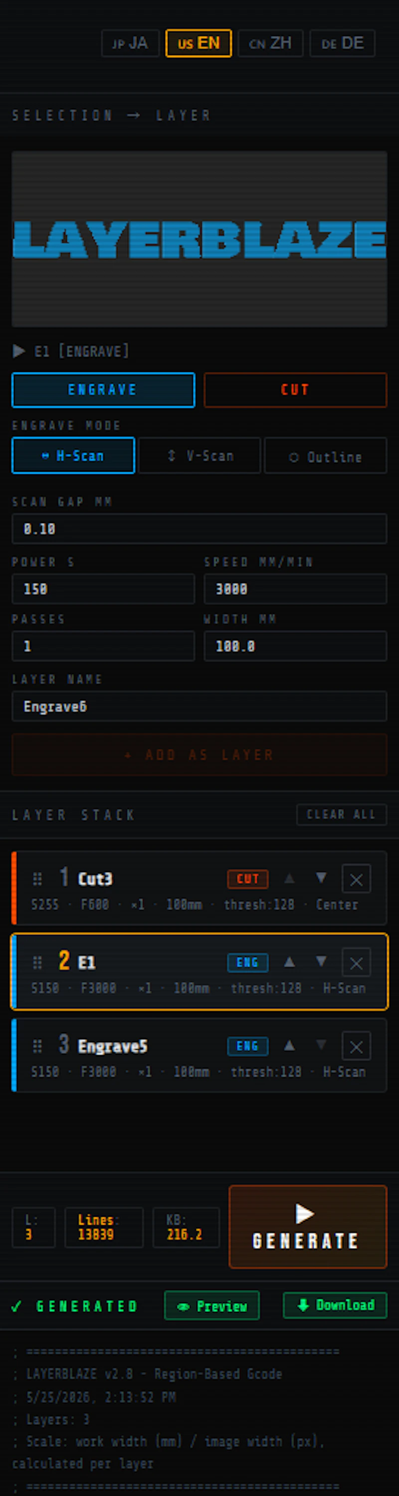 LAYERBLAZE screenshot 4