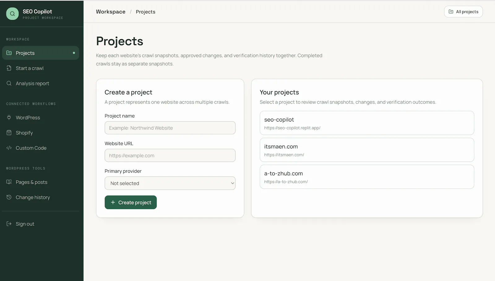 SEO Copilot screenshot 2