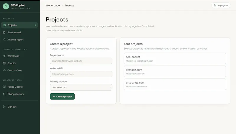SEO Copilot screenshot 2