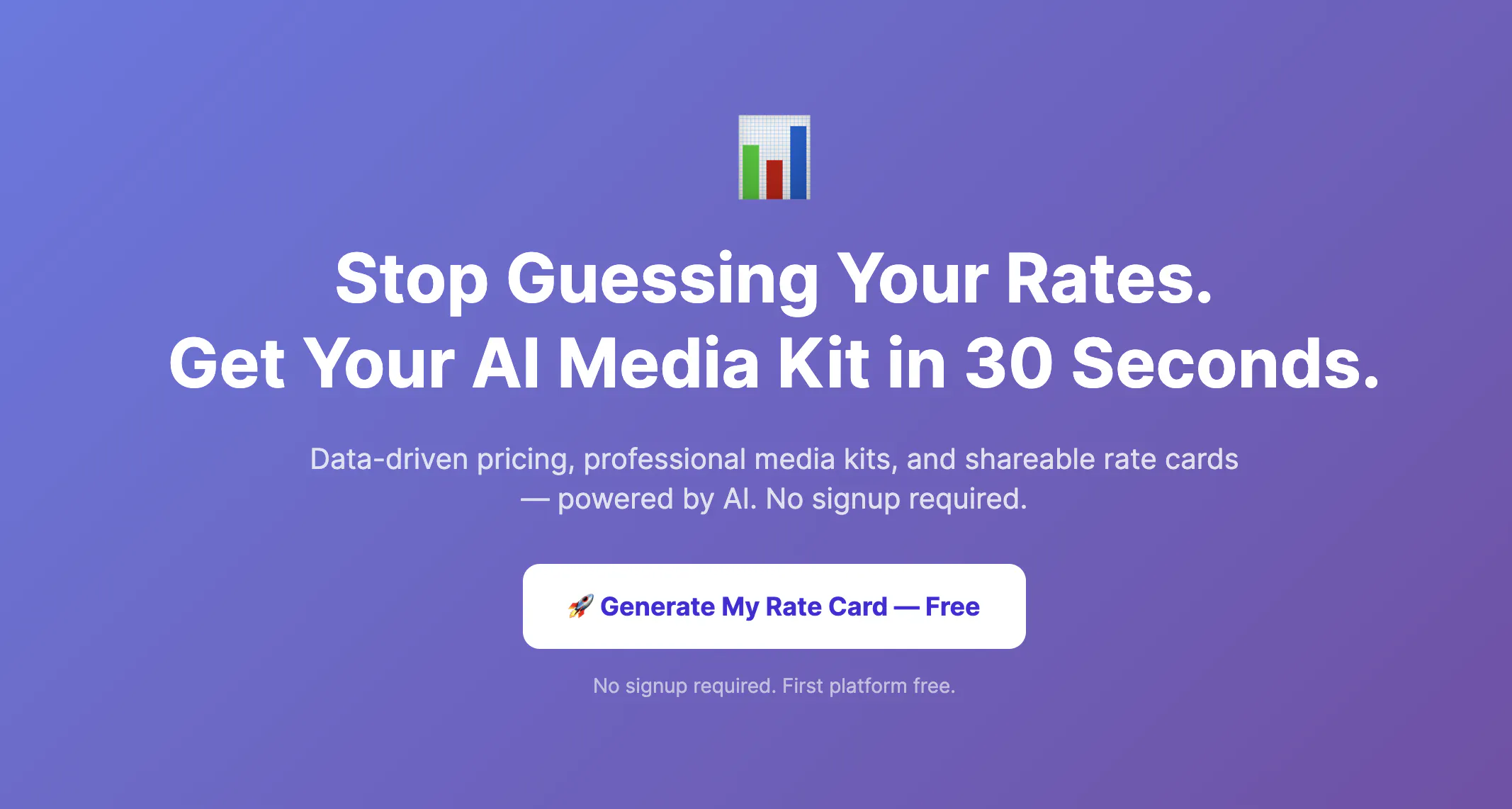 Free AI Influencer Rate Kit product banner