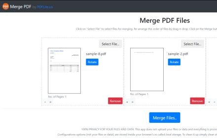 Merge PDF (by PDFLite.co) gallery image