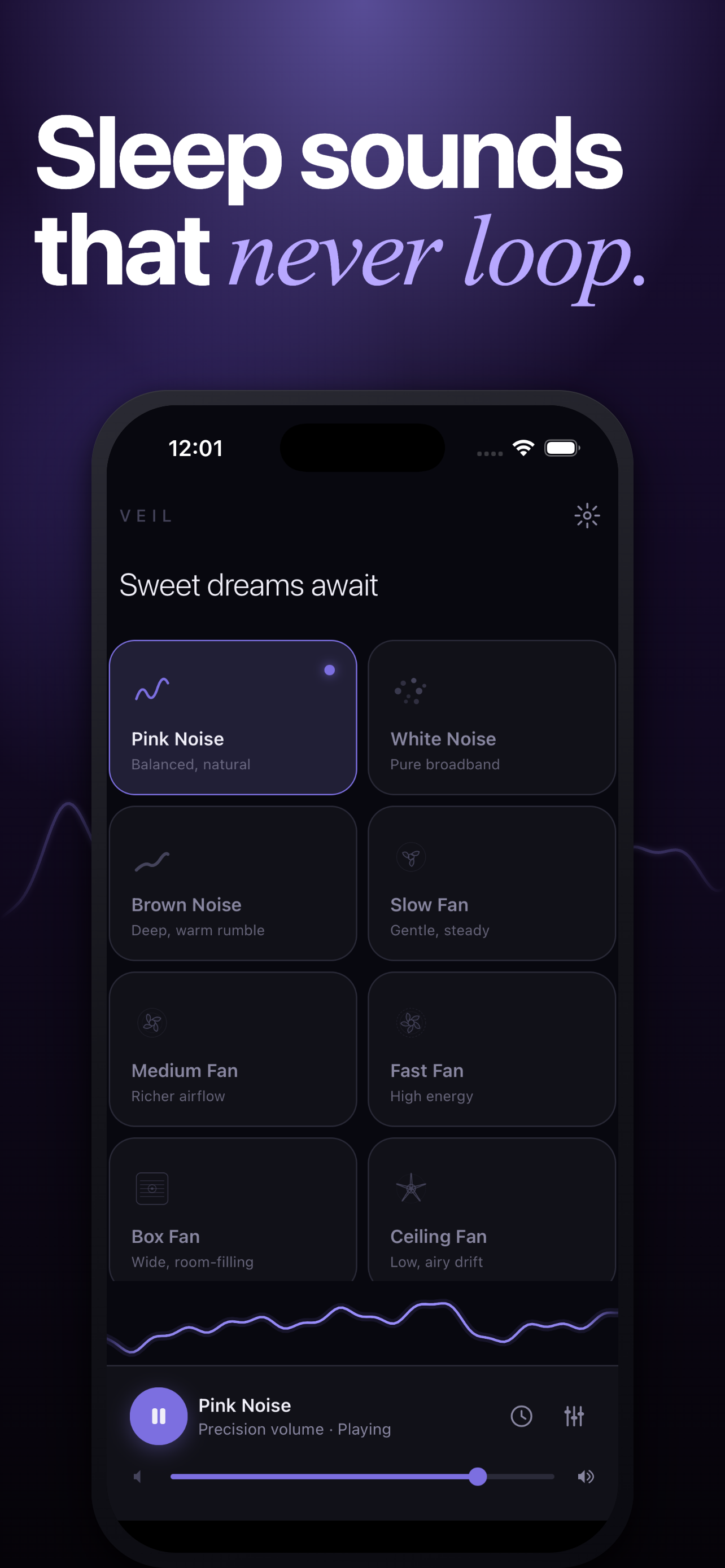 Veil: White Noise & Sleep Sounds gallery image