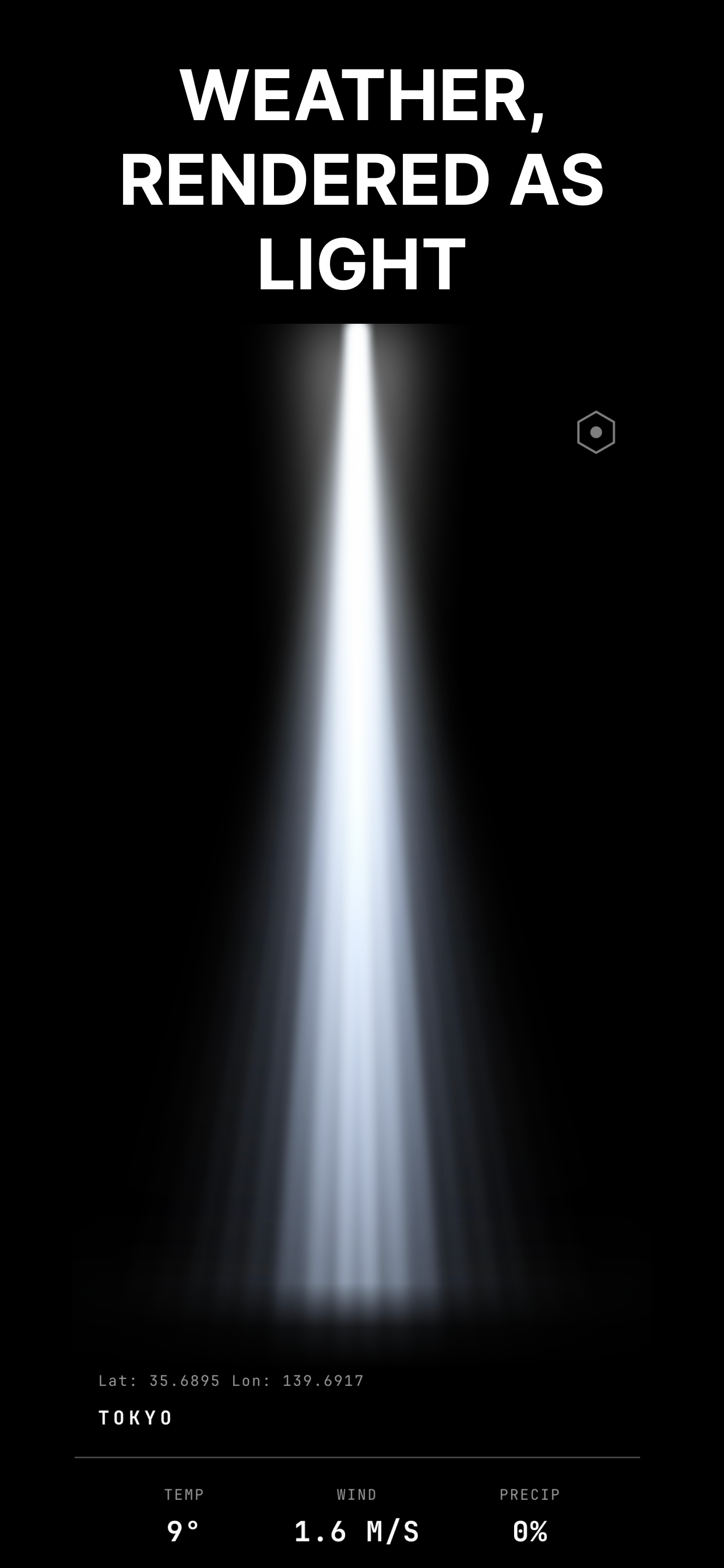 SPECTRA / Weather - Main product screenshot demonstrating key features and user interface