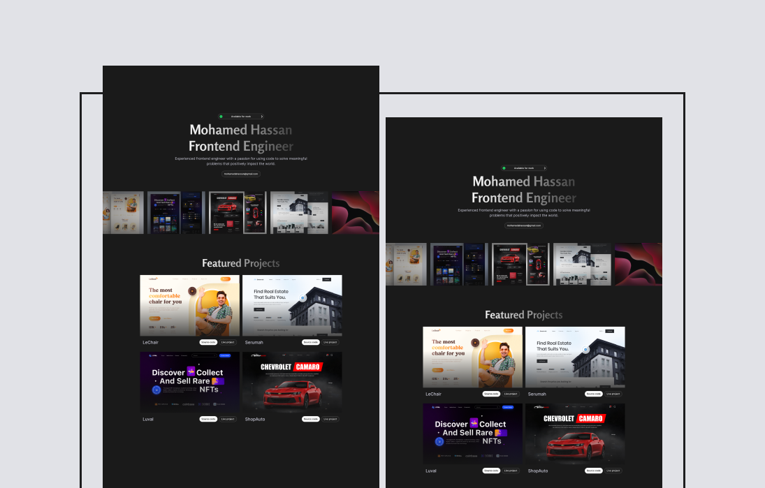 Média Modèles Web fabriqués - Lancez votre site Web de portfolio en quelques minutes, pas des semaines 2