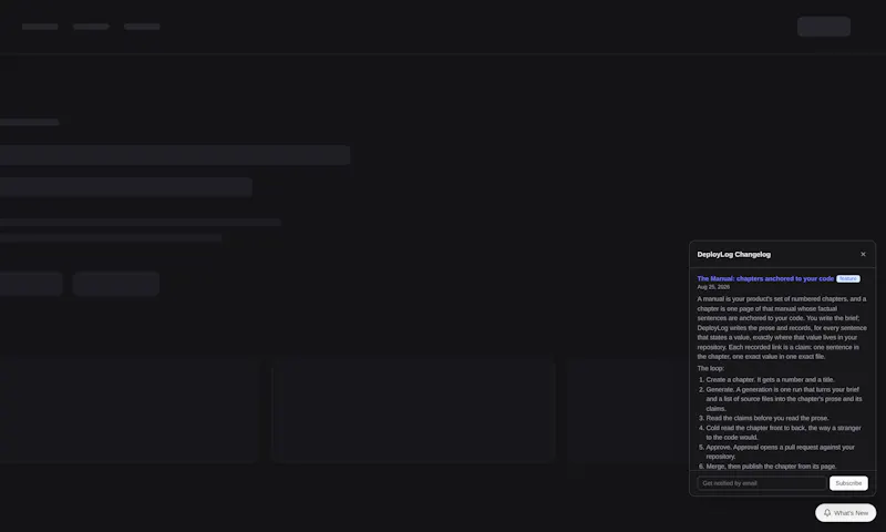 DeployLog screenshot 6