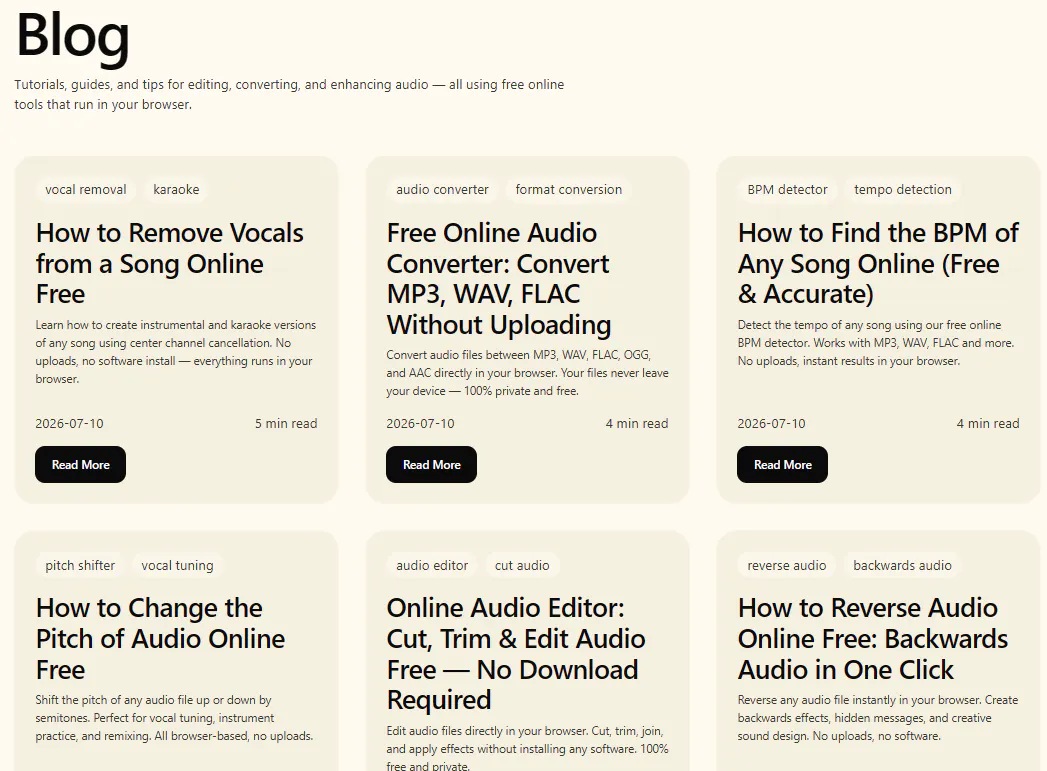 AudioKit — Free Online Audio Tools gallery image