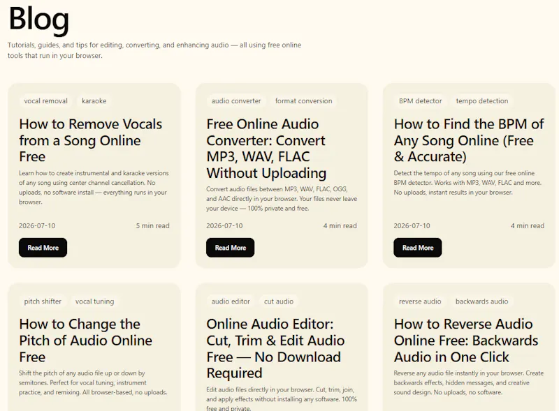 AudioKit — Free Online Audio Tools screenshot 4