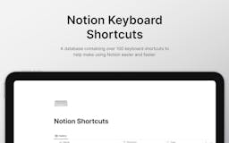 100+ Notion Keyboard Shortcuts media 1