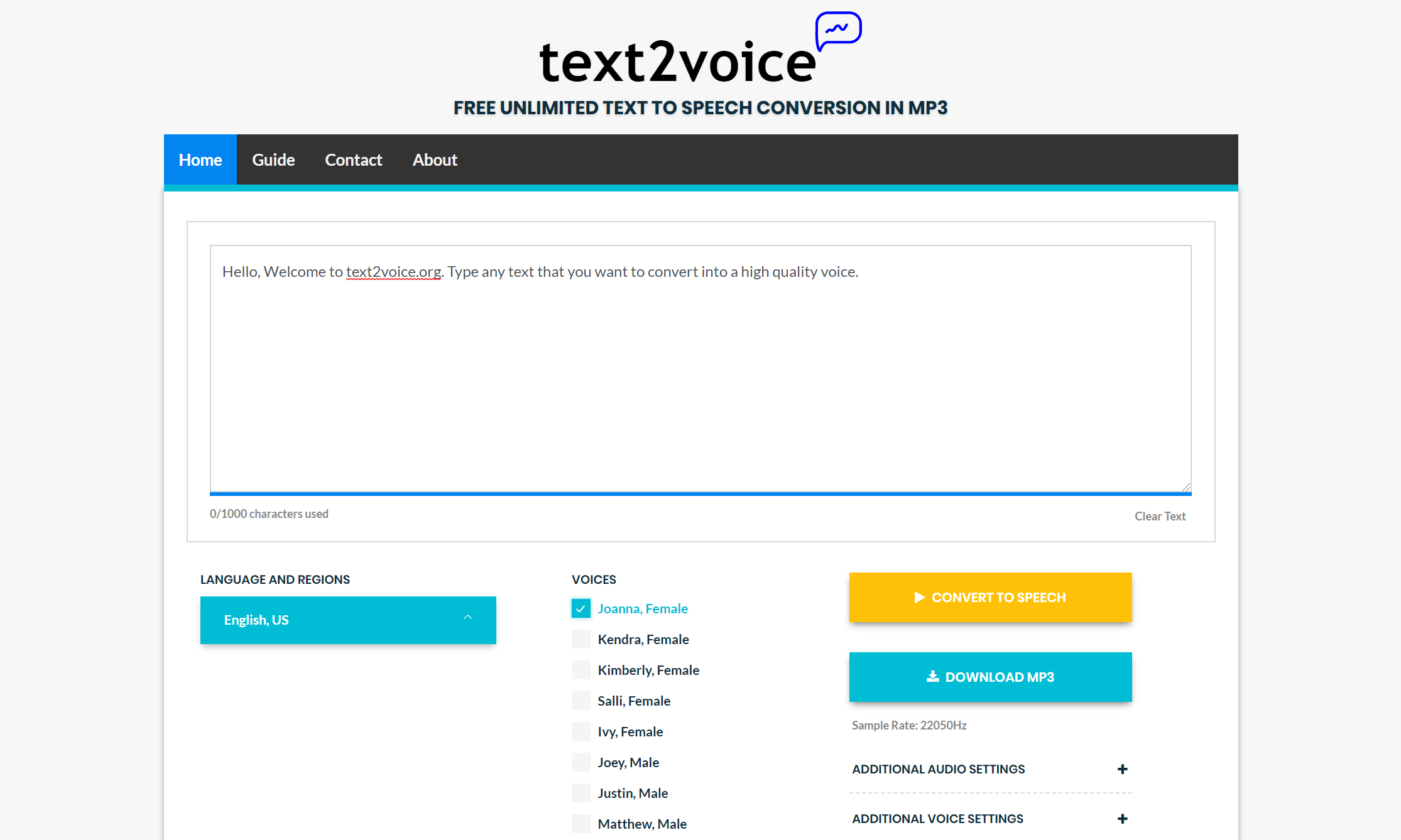 text2voice gallery image