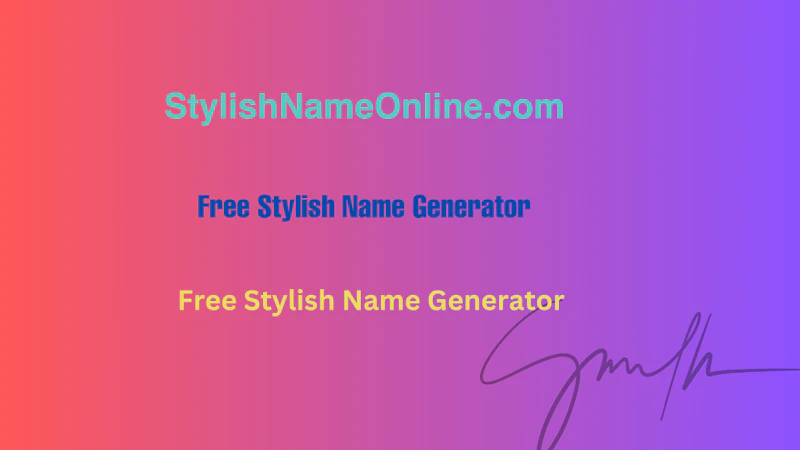 StylishNameOnline.com screenshot 1
