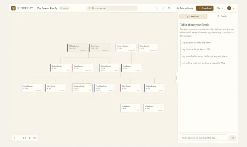 KinPrint screenshot 2