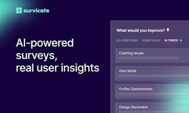 AI-powered user feedback analysis tools for instant insights.