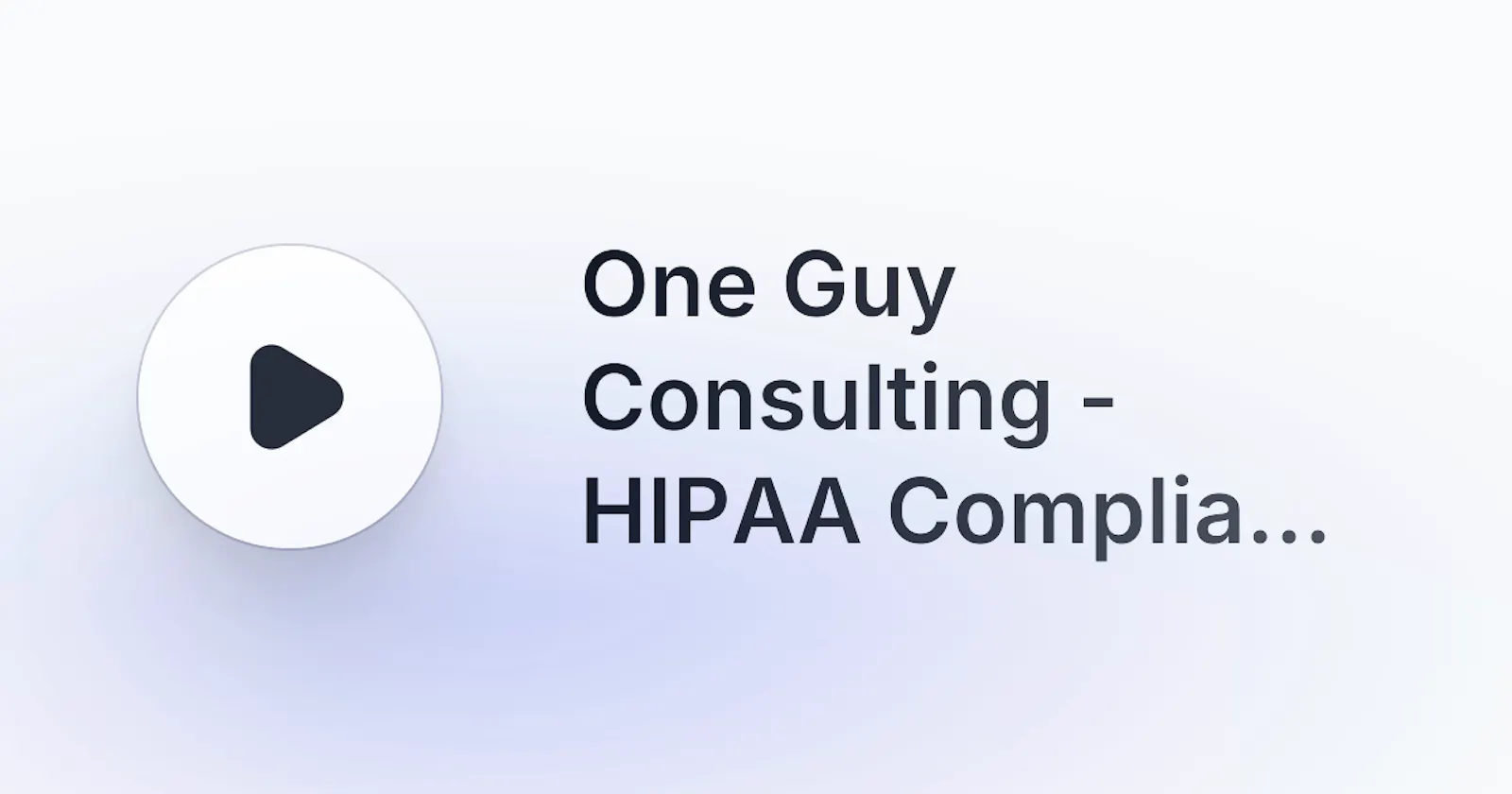 One Guy Consulting screenshot 2