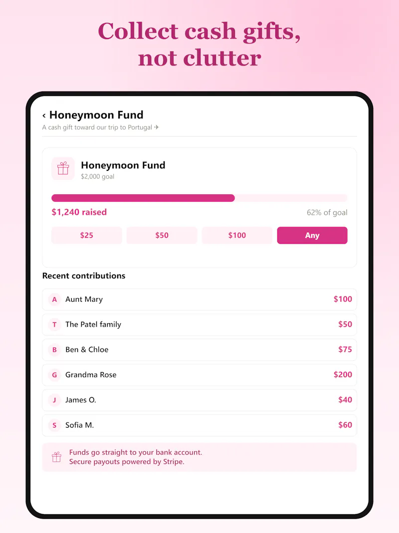 Gift List Free gift registry screenshot 4