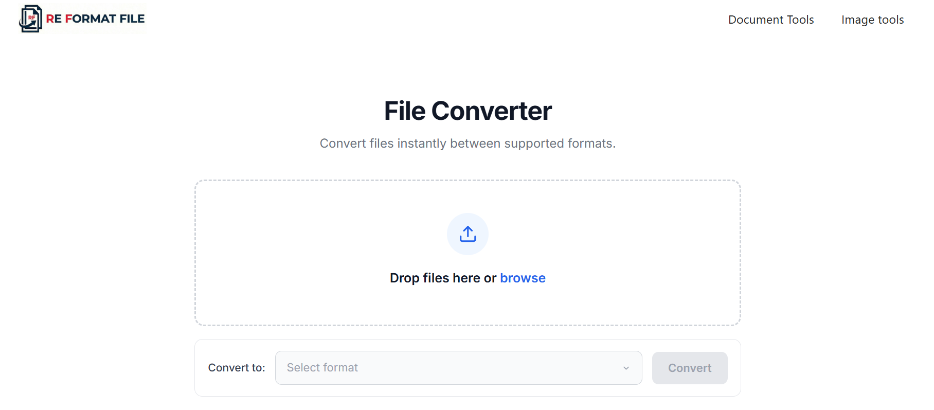 ReformatFile - Main product screenshot demonstrating key features and user interface