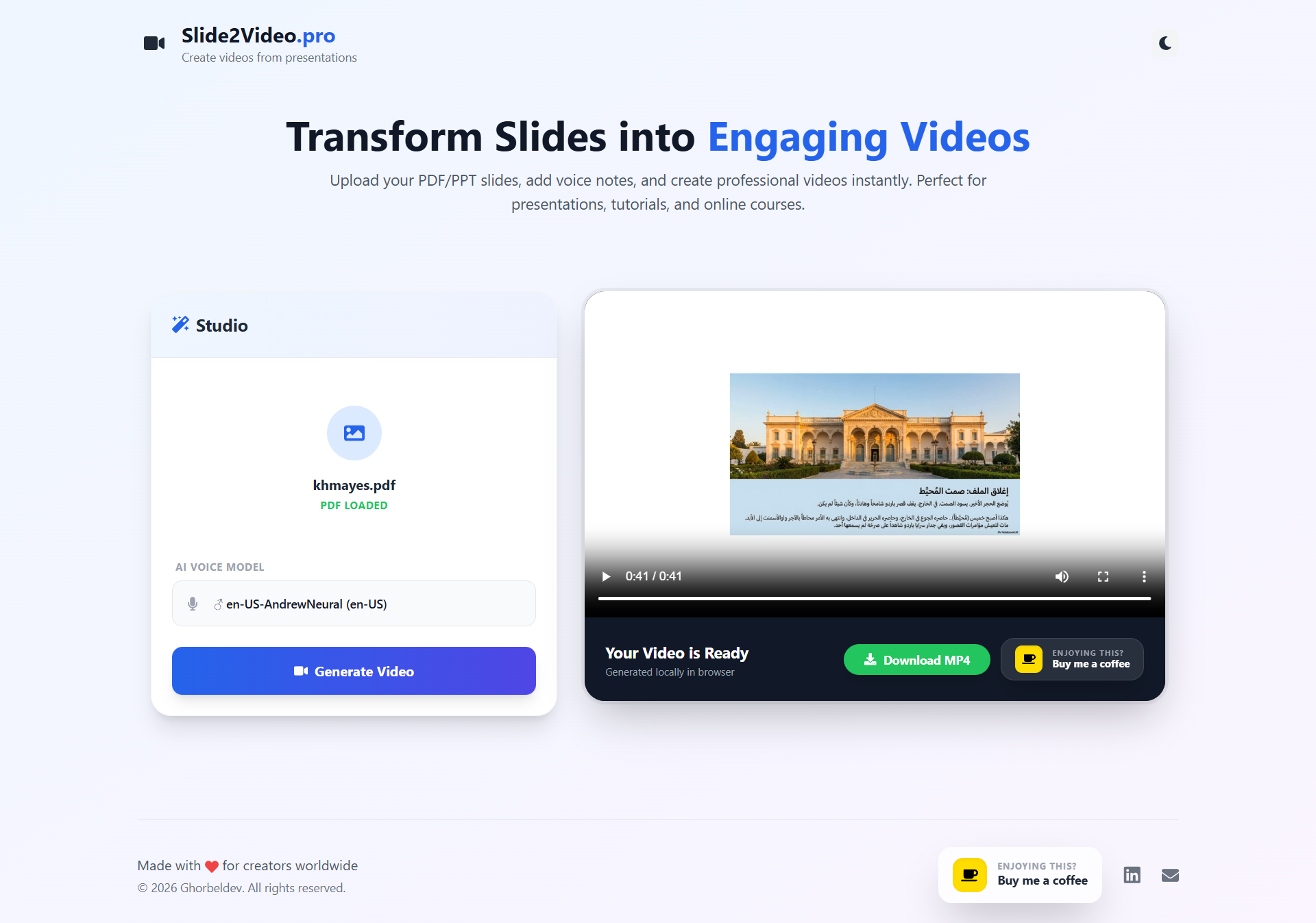 Slide2Video gallery image