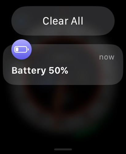 Смотрите монитор батареи - Получите уведомления, когда ваша батарея Apple Watch истощает батарею медиа 3