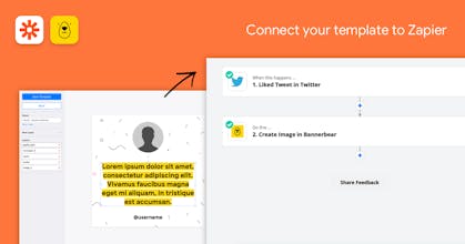 Bannerbear Zapier Integration gallery image