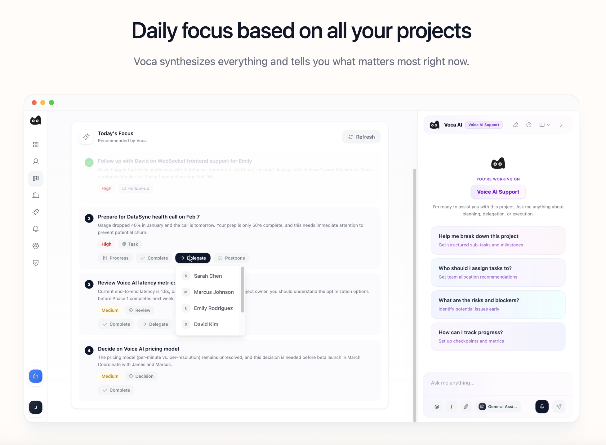 Voca AI - Screenshot 3 showing product features and functionality