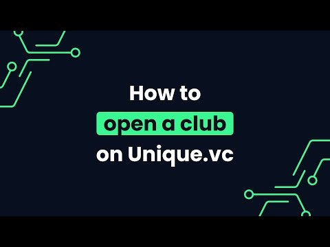 Unique Venture Clubs — Democratizing investing and asset management