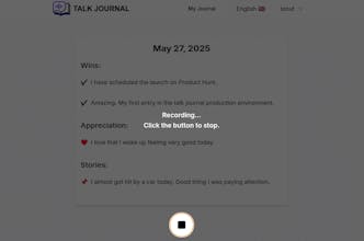 Talk Journal gallery image