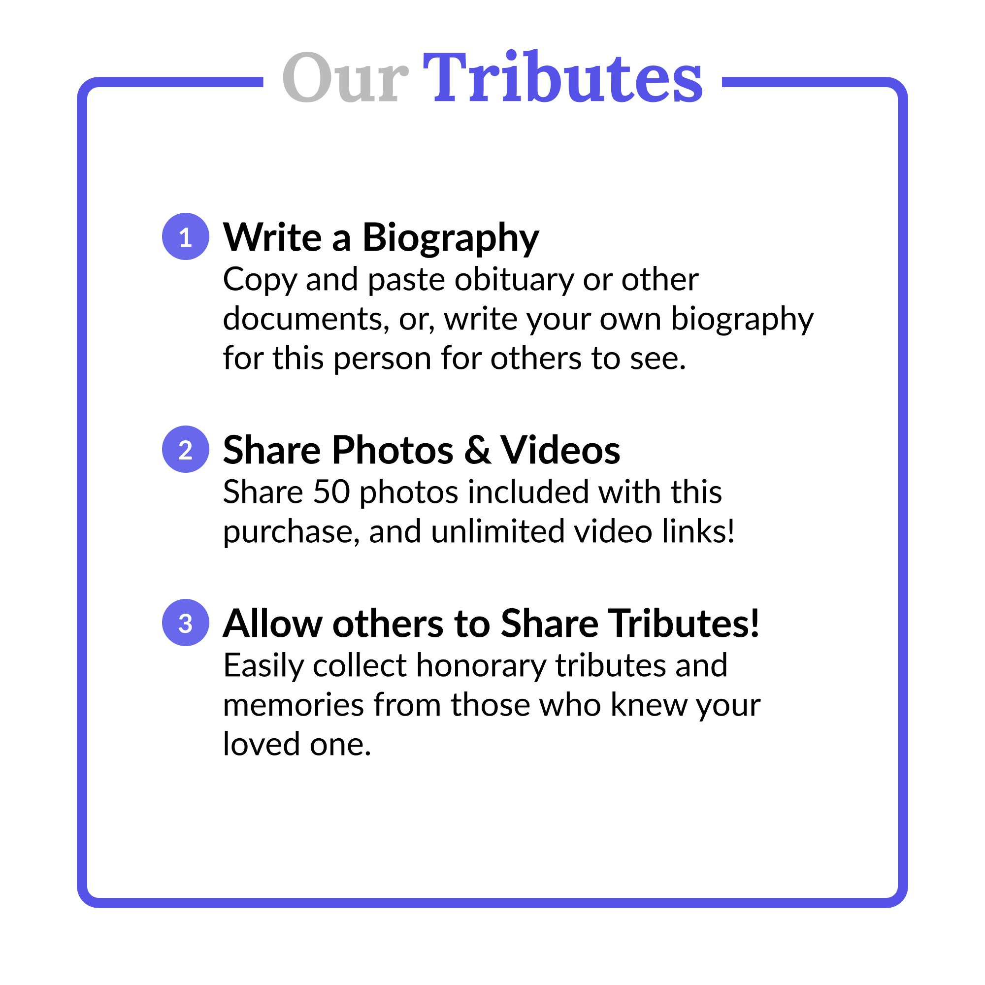 Mídia 7 de Nossas tributos Memorial Plening & Website - Inspirando o futuro com o passado