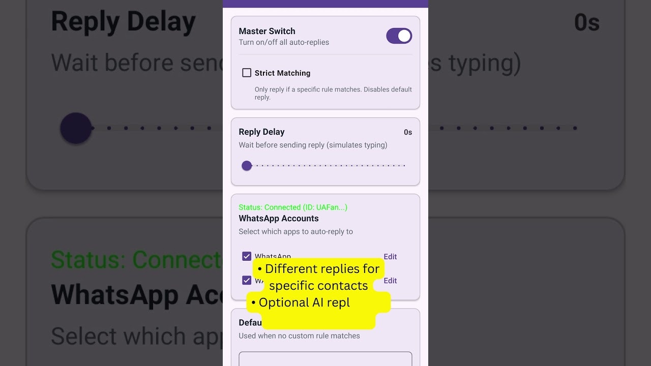 AutoReply Pro+ - WhatsApp Auto Reply gallery image