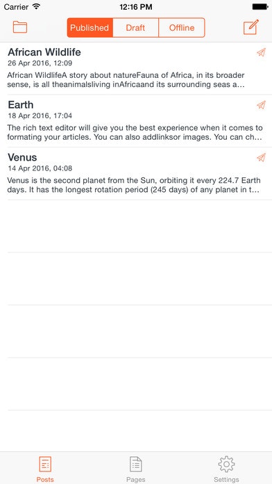 BlogTouch for Blogger gallery image
