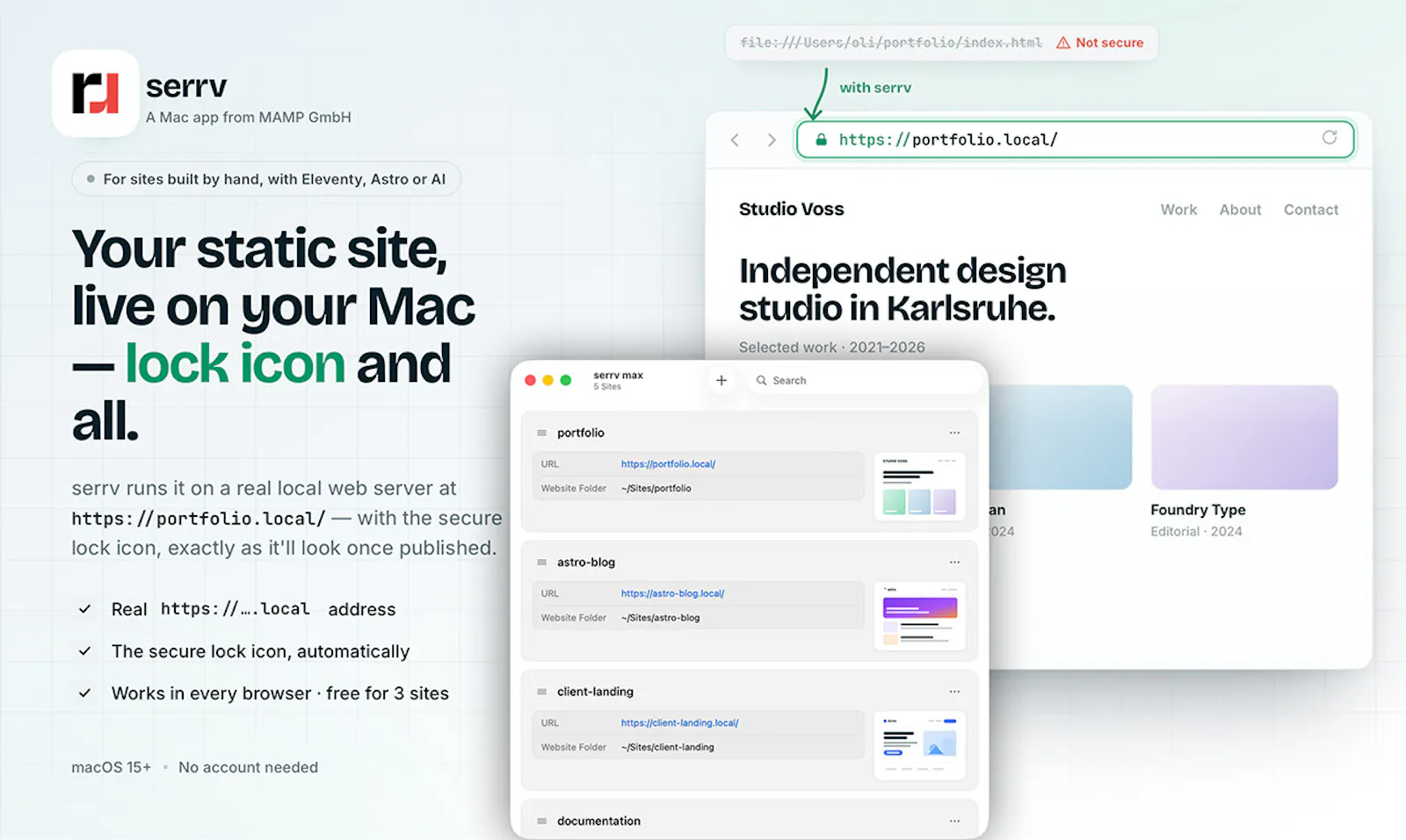 Preview static sites like they’re live screenshot 1